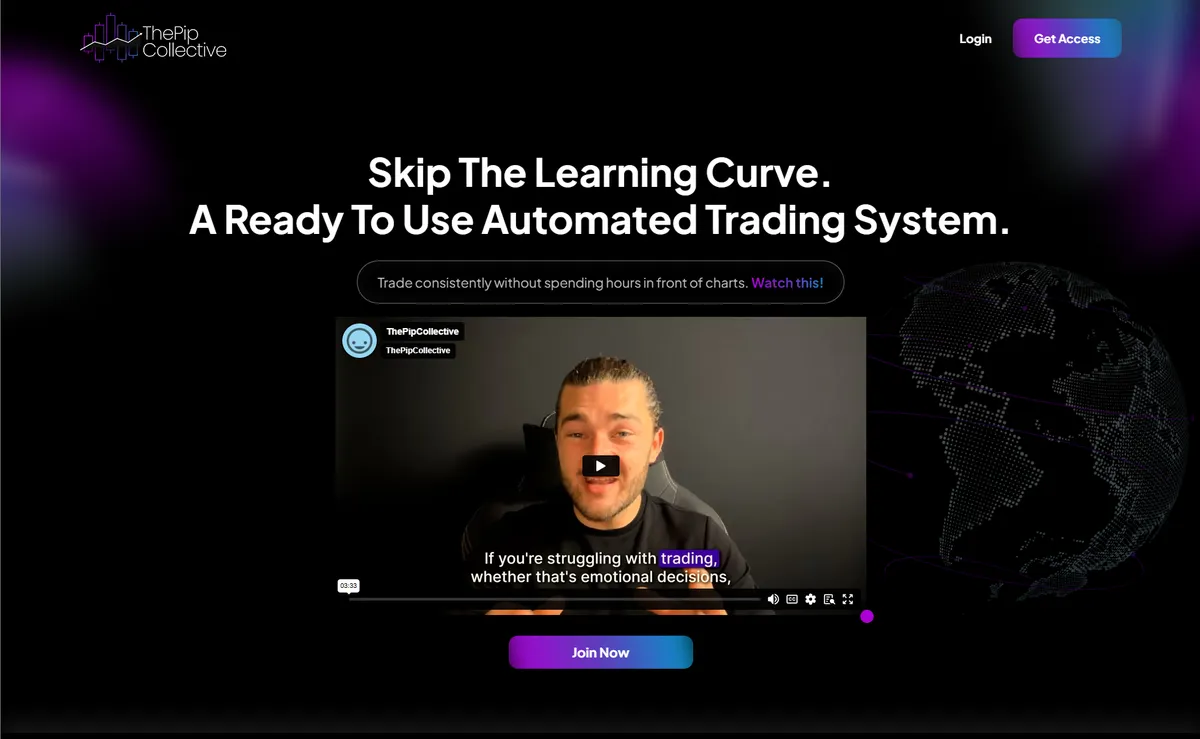 The Pip Collective trading platform