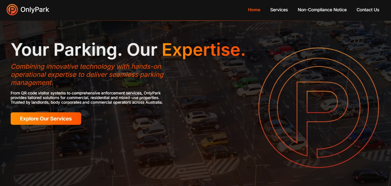 OnlyPark parking management platform