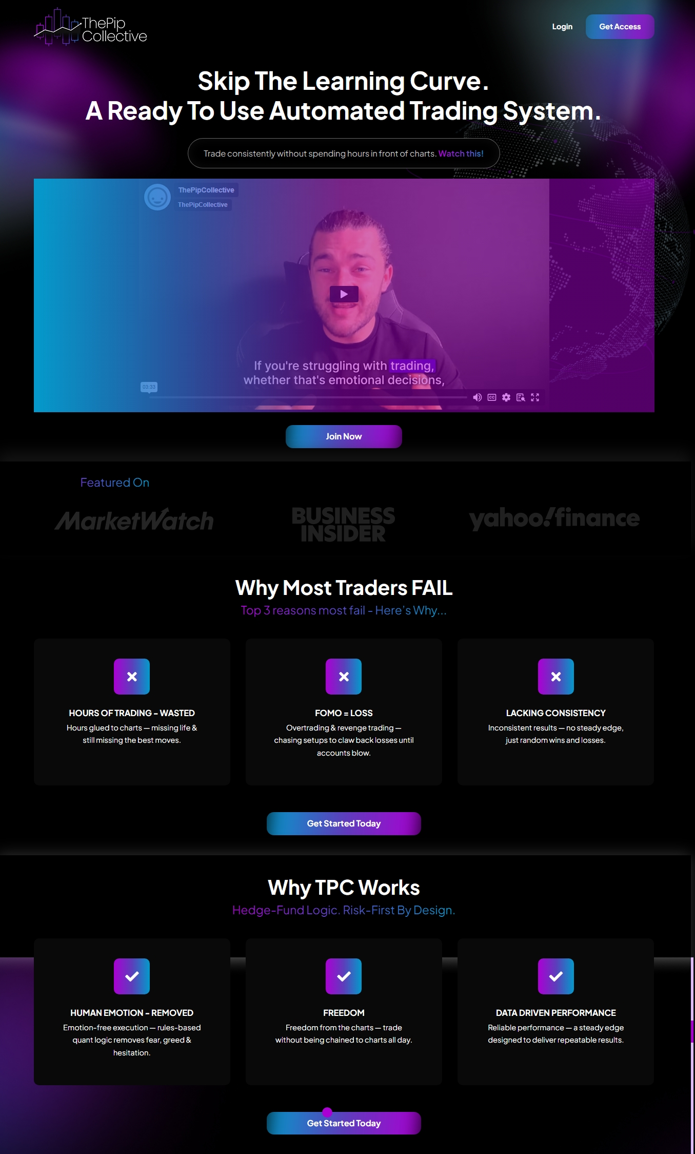 The Pip Collective automated trading platform